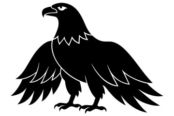 eagle silhouette vector illustration