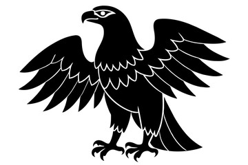 eagle silhouette vector illustration