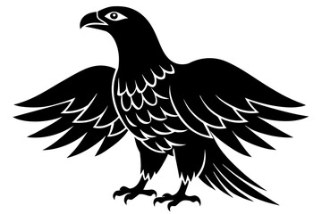eagle silhouette vector illustration