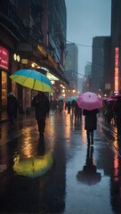 Urban Drizzle: Solitude Amongst the City Showers