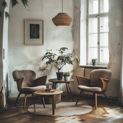 Cozy Scandinavian Style Interior with Natural Light