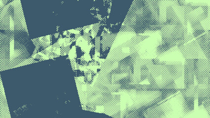 Abstract halftone grunge texture background image.