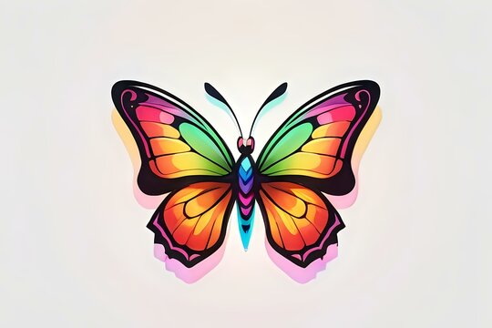 Colorful Butterfly Artwork.
This vibrant, isolated butterfly is perfect for environmental themes and educational materials.