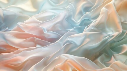 Soft, dreamy hues blend harmoniously on a silky surface, casting a soothing aura of serenity.