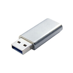 3d isolated render of flash drive icon psd