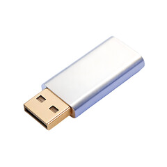 3d isolated render of flash drive icon psd