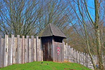 Wall of medieval open air museum