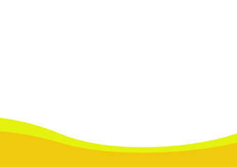 Abstract yellow and orange banner background. Graphic design banner pattern background template with dynamic curve shapes