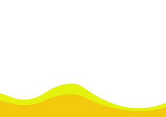 Abstract yellow and orange banner background. Graphic design banner pattern background template with dynamic curve shapes