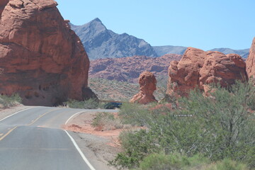 Travel into the Valley of Fire, Lake Mead National Park, NV