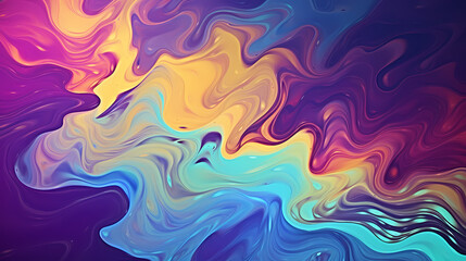 Fototapeta na wymiar Psychedelic multicolored abstract background with swirls