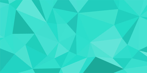 turquoise blue background with triangles