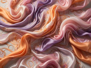 Abstract Backgrounds Emulating the Luxurious Feel of Silk with Calming Rhythms.