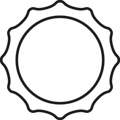 Set of round and circular decorative patterns for design frameworks and banners