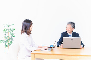 Obraz premium シンプルなオフィスイメージ