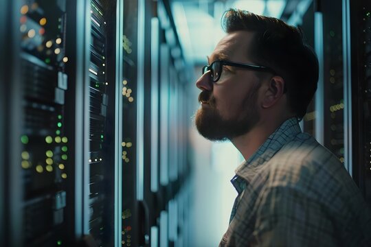 Managing and Securing Computer Databases: A Portrait of a Database Administrator with System Management Expertise. Concept Database Management, System Security, IT Expertise, Data Protection