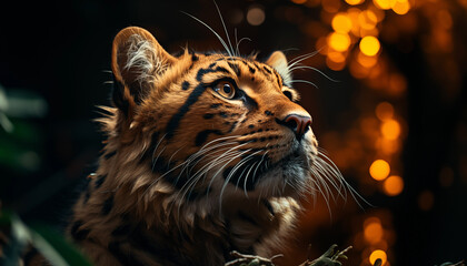 Beautiful Leopard wallpaper image background created with a generative ai technology  - 768371602