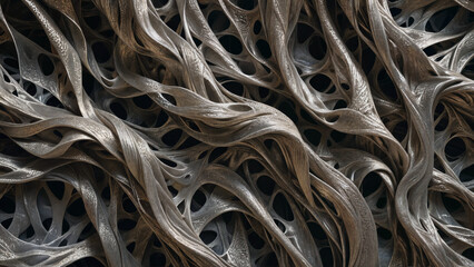 intricate organic structure patterns