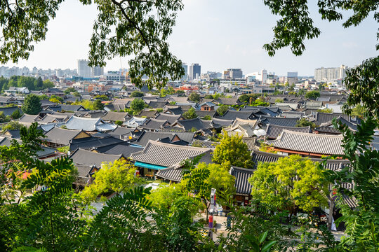 jeonju hanok village view