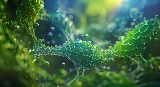 Plant cell walls made of cellulose molecules