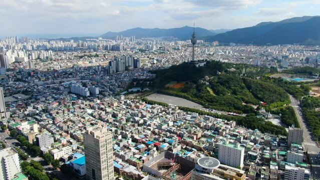 Asia South Korea Daegu Naedang-dong Duryu Tower City Building