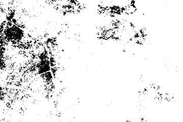 Grunge background Vector. Texture black and white old surface. Abstract monochrome background pattern of dust, stains.