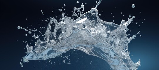 water splash waves, clear, fresh, aqua 119