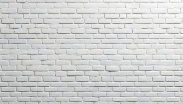Abstract white brick wall textured background