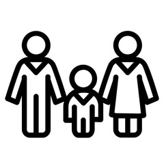 Family outline icon