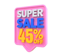 35 Percent Super Sale Off 3D Render