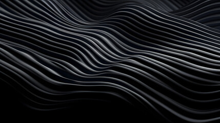 Naklejka premium Digital technology black gradient terrain geometry abstract poster web page PPT background