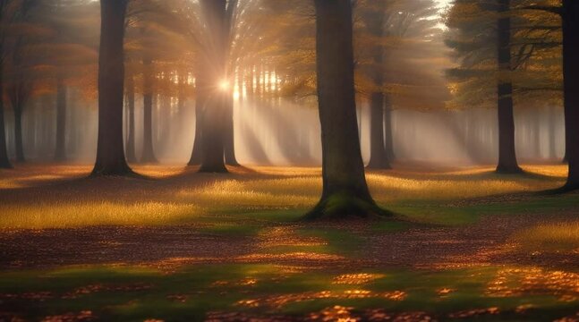 animation, motion effect, lush forest is a rich and vibrant ecosystem characterized, size 3880x2160, 60fps