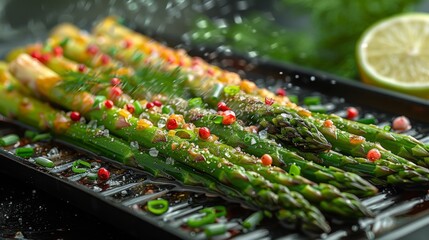 Asparagus is a versatile vegetable known for its tender spears and unique flavor. It's rich in nutrients like vitamins A, C, and K, and is commonly enjoyed steamed, roasted, or grilled.
