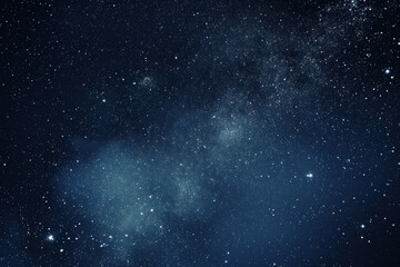 Obraz na płótnie Canvas Starry Night Sky and Milky Way Galaxy, Vast Universe Above, Cosmic Space Background