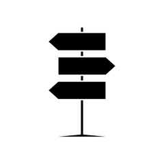 Confused Icon. Sign Pole, Multiple Choice. No Decision, Lost Symbol - Vector.  