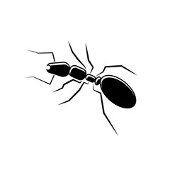 Ant Icon. Pest, Animal Symbol for Design Elements, Presentations, and Web Apps - Vector. 