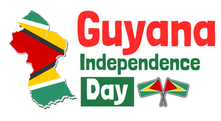 Guyana independence day banner design