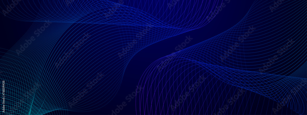 Canvas Prints green blue and purple violet vector abstract modern technology background with glowing line. modern 