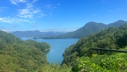 화창한 날씨에 바라본 어느 절경