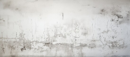 A fire hydrant painted in black contrasts against a wall coated with white paint