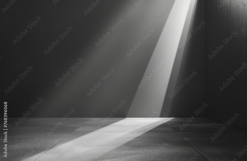 Poster abstract background, 3d render of abstract light and shadow