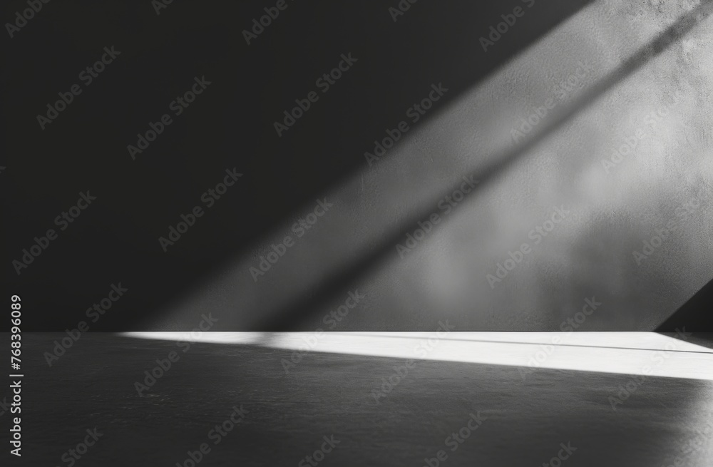 Poster abstract background, 3d render of abstract light and shadow