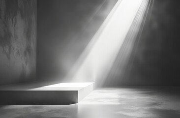 Abstract background, 3d render of abstract light and shadow
