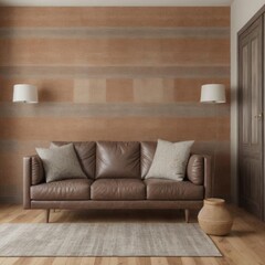 Discover the Beauty of Leather Wallpaper - obrazy, fototapety, plakaty