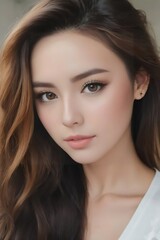 Naklejka premium portrait of a woman