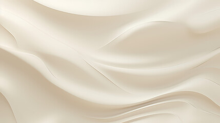 A minimalist abstract background with smooth milk ripples and soft, creamy textures against a neutral tone background Ai Generative