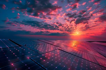 Foto op Canvas Solar Power Industry: A Testament to Innovation and Persistence © TEERAWAT