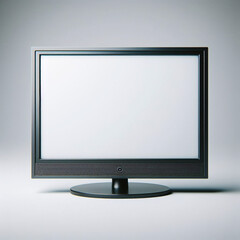 テレビのモックアップは、白い背景で隔離。