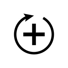 Obraz premium Heal Icon. Healing, Regeneration Symbol.