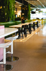 cafe interior,colorful design